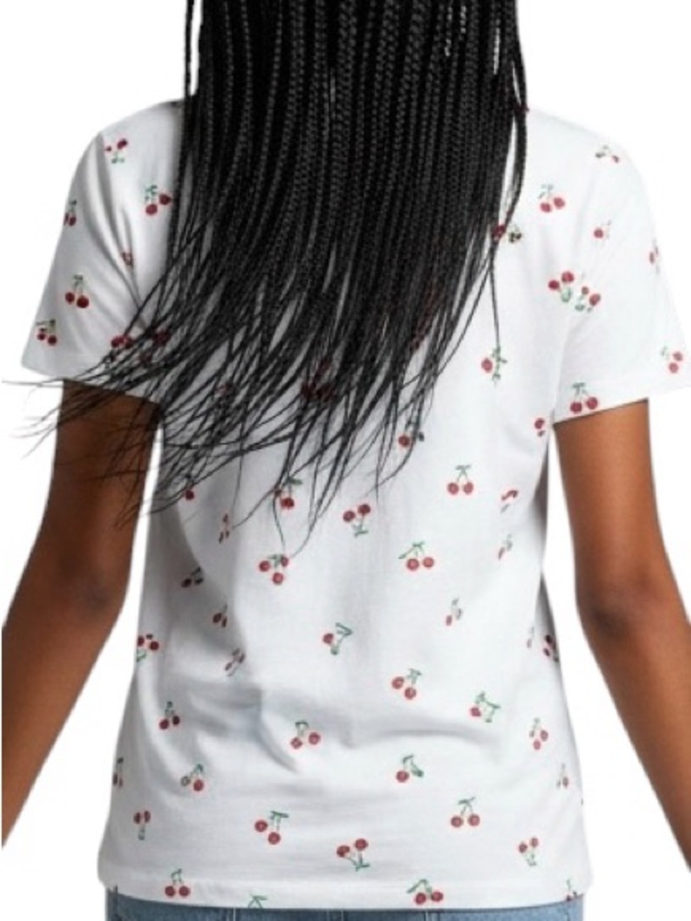 Splendid Light Cream or Off White Palm-Embroidered Short Sleeve Top Sz M - Picture 2 of 11